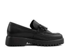Instappers | Loafers / Instappers^Gabor Loafer Bit Schwarz Calf