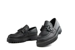 Instappers | Loafers / Instappers^Gabor Loafer Bit Schwarz Calf