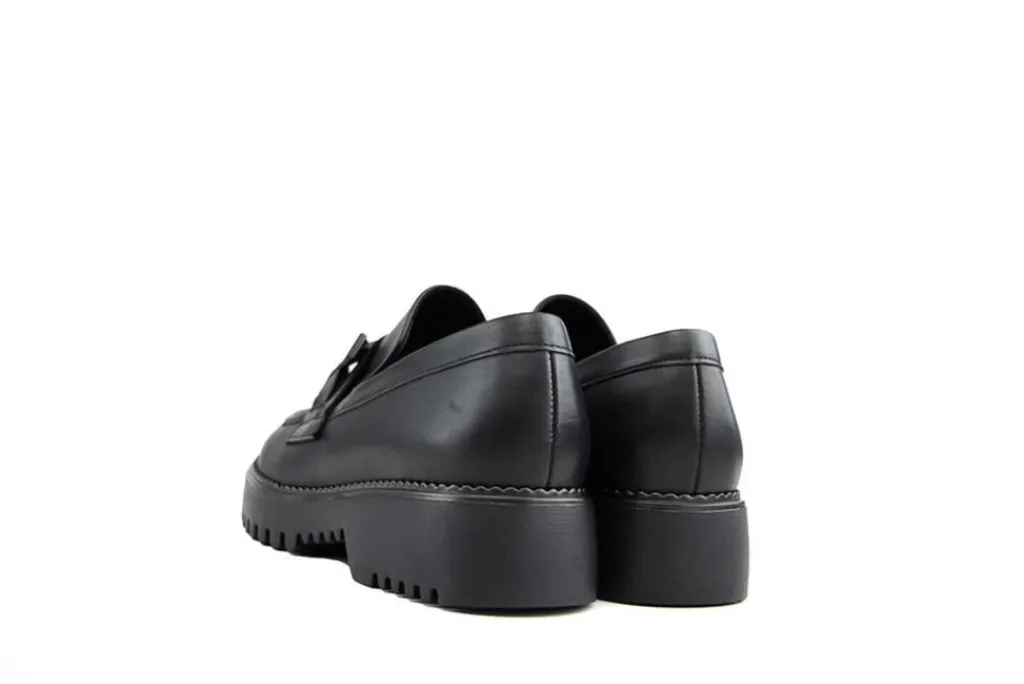 Instappers | Loafers / Instappers^Gabor Loafer Bit Schwarz Calf