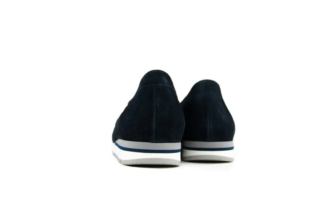 Loafers / Instappers^Gabor Loafer Ketting Dark Blue Suede