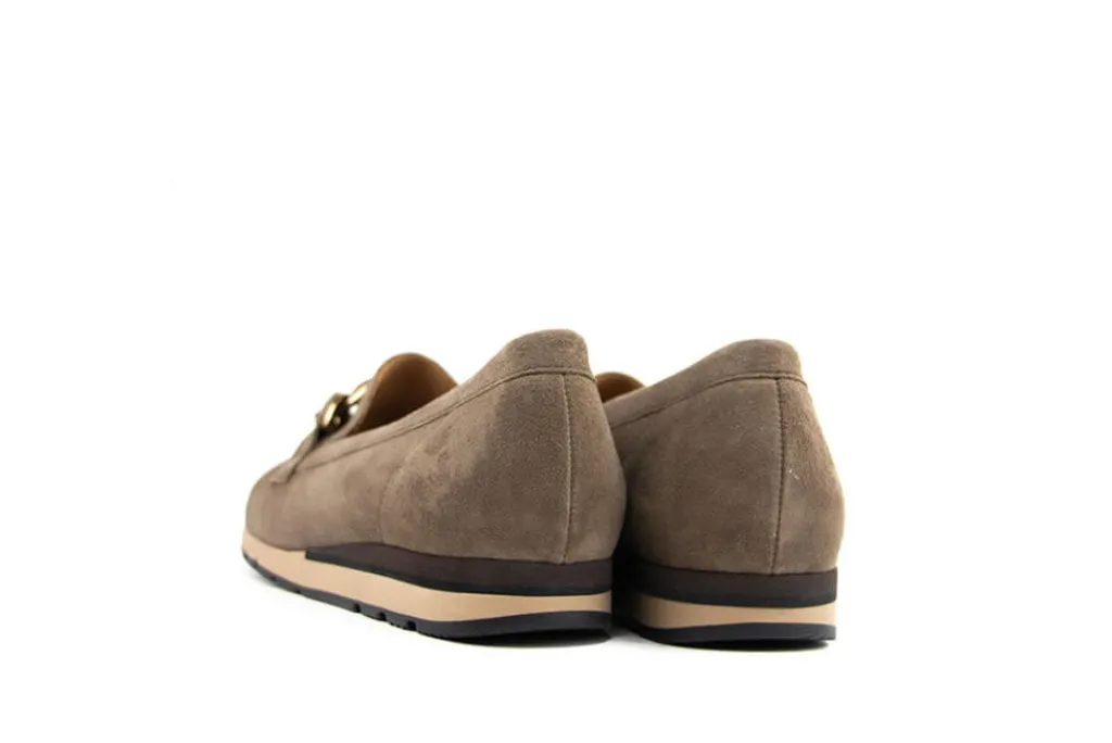 Instappers | Loafers / Instappers^Gabor Loafer Ketting Mohair Suede