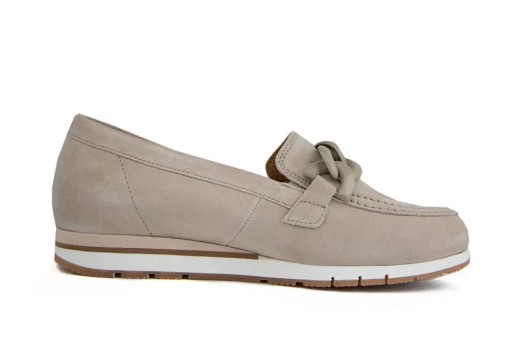 Loafers / Instappers^Gabor Loafer Ketting Oasi Suede