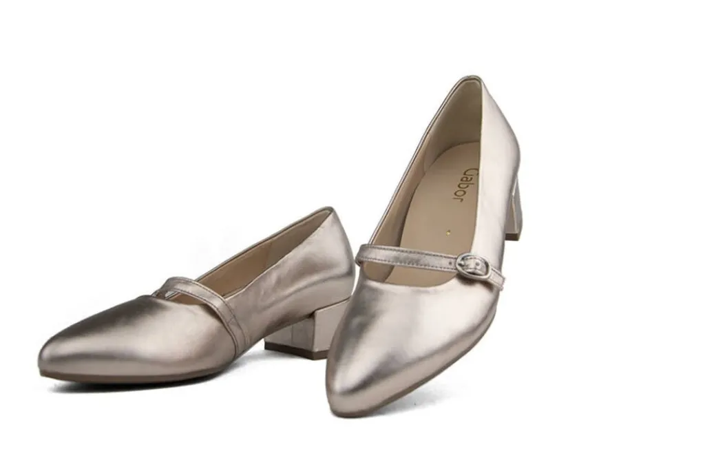 Pumps^Gabor Pump Puder Shine Metallic