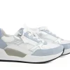 Sneakers^Gabor Rolling Soft Sneaker Weiss Lagune Silber