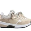 Sneakers^Gabor Rolling Soft Sneaker Leinen Oak Puder