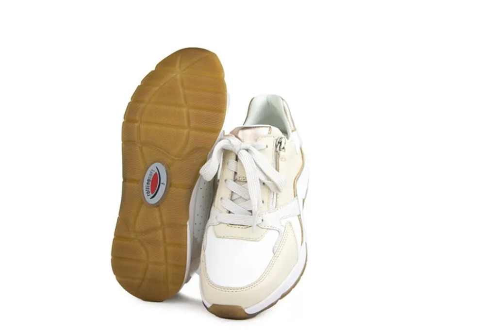 Sneakers^Gabor Rolling Soft Sneaker Weiss Panna