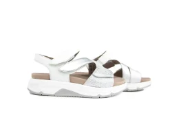 Sandalen | Sandalen En Slippers^Gabor Rollingsoft Sandaal Silber Weiss