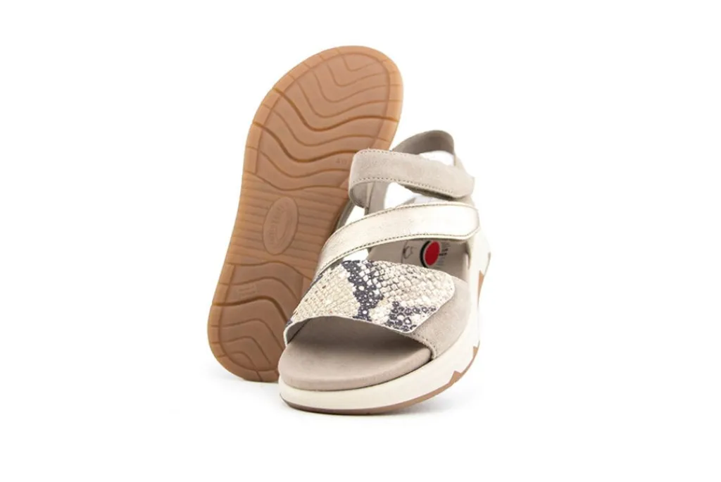 Sandalen | Sandalen En Slippers^Gabor Rollingsoft Sandaal Snake Pesca Puder