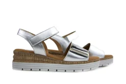 Sandalen | Sandalen En Slippers^Gabor Sandaal Lamina Silber Gold