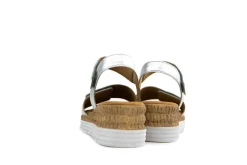 Sandalen | Sandalen En Slippers^Gabor Sandaal Lamina Silber Gold