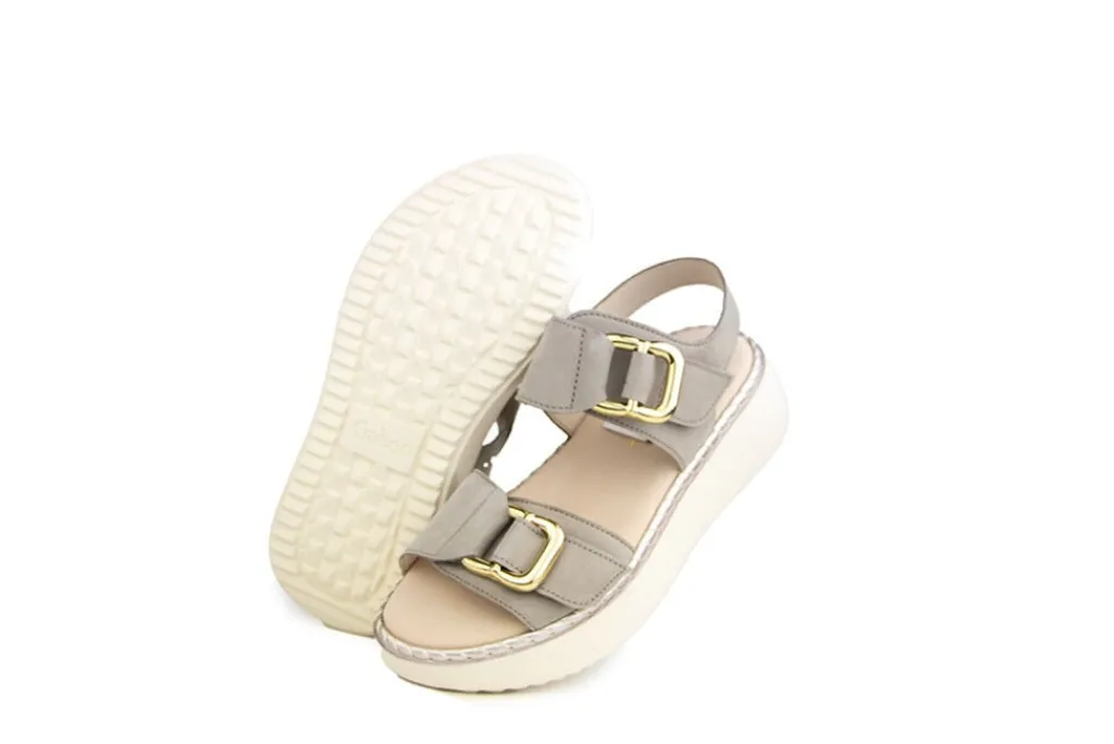 Sandalen En Slippers^Gabor Sandaal Leinen Soft Nubuck