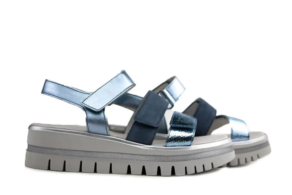 Sandalen | Sandalen En Slippers^Gabor Sandaal Nautic Metallic Combi