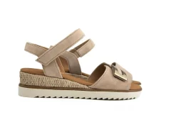 Sandalen En Slippers | Wijdte G^Gabor Sandaal Sand Suede Bast