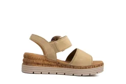 Sandalen | Sandalen En Slippers^Gabor Sandaal Sand Suede Gesp