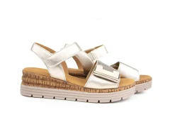 Sandalen | Sandalen En Slippers^Gabor Sandaal Satin Puder Gold