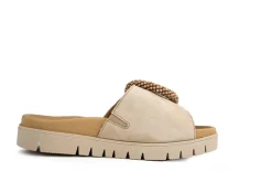 Slippers | Sandalen En Slippers^Gabor Slipper Gesp Caramel Suede