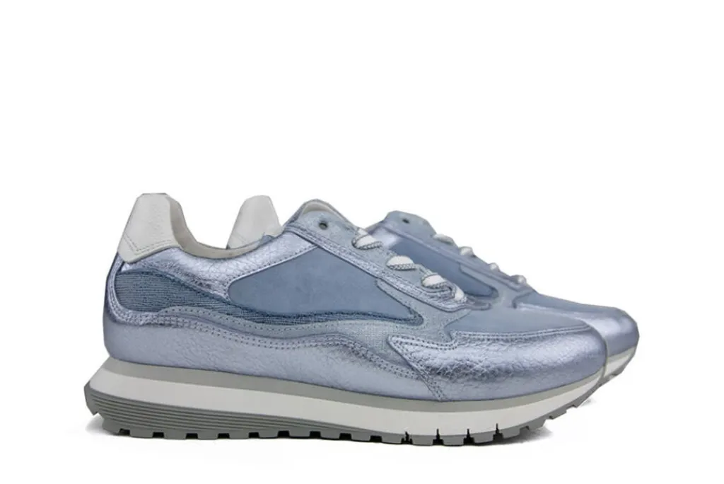 Sneakers^Gabor Sneaker Azur Blue Bianco Metal