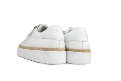 Sneakers^Gabor Sneaker Weiss Nappa Jute