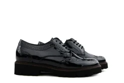Veterschoenen^Gabor Veter Schwarz Nappalack