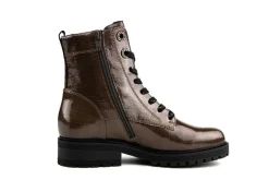 Veterboots En Bikerboots^Gabor Veterboot Cacao Rock Lack