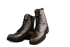 Veterboots En Bikerboots^Gabor Veterboot Cacao Rock Lack