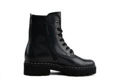 Veterboots En Bikerboots^Gabor Veterboot Schwarz Altsilber