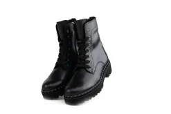 Veterboots En Bikerboots^Gabor Veterboot Schwarz Altsilber