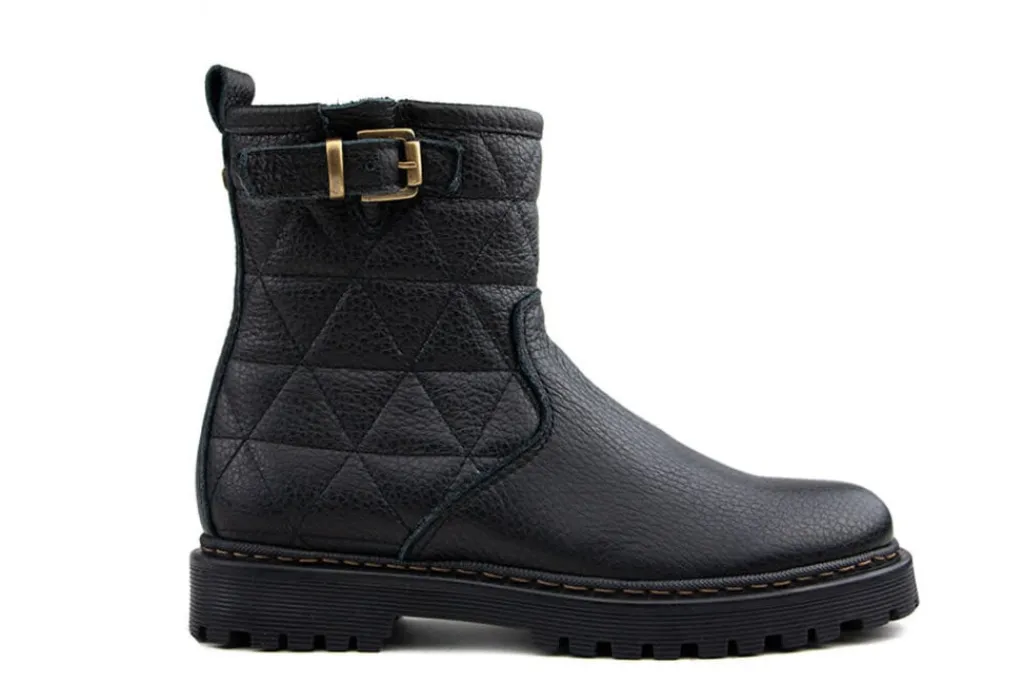 Veterboots En Bikerboots^GIGA Bikerboot Black Torello