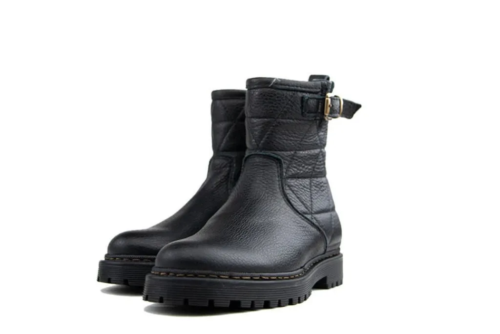 Veterboots En Bikerboots^GIGA Bikerboot Black Torello