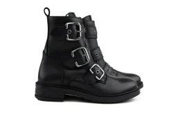 Veterboots En Bikerboots^GIGA Bikerboot Gespen Tramonto Black