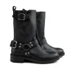 Veterboots En Bikerboots^GIGA Bikerboot Tramonto Black