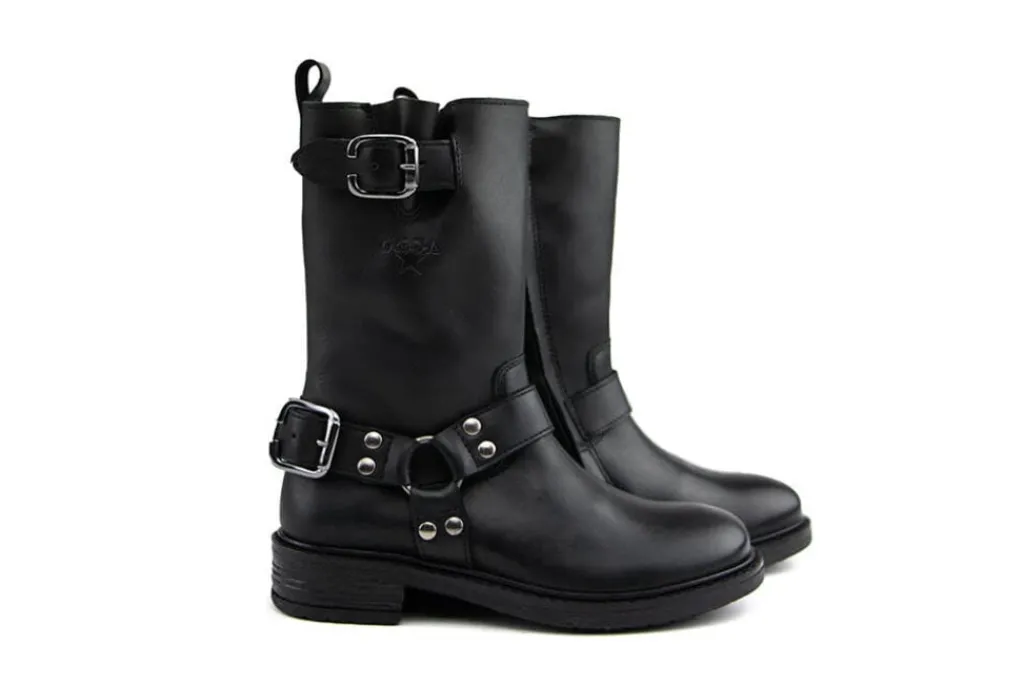 Veterboots En Bikerboots^GIGA Bikerboot Tramonto Black