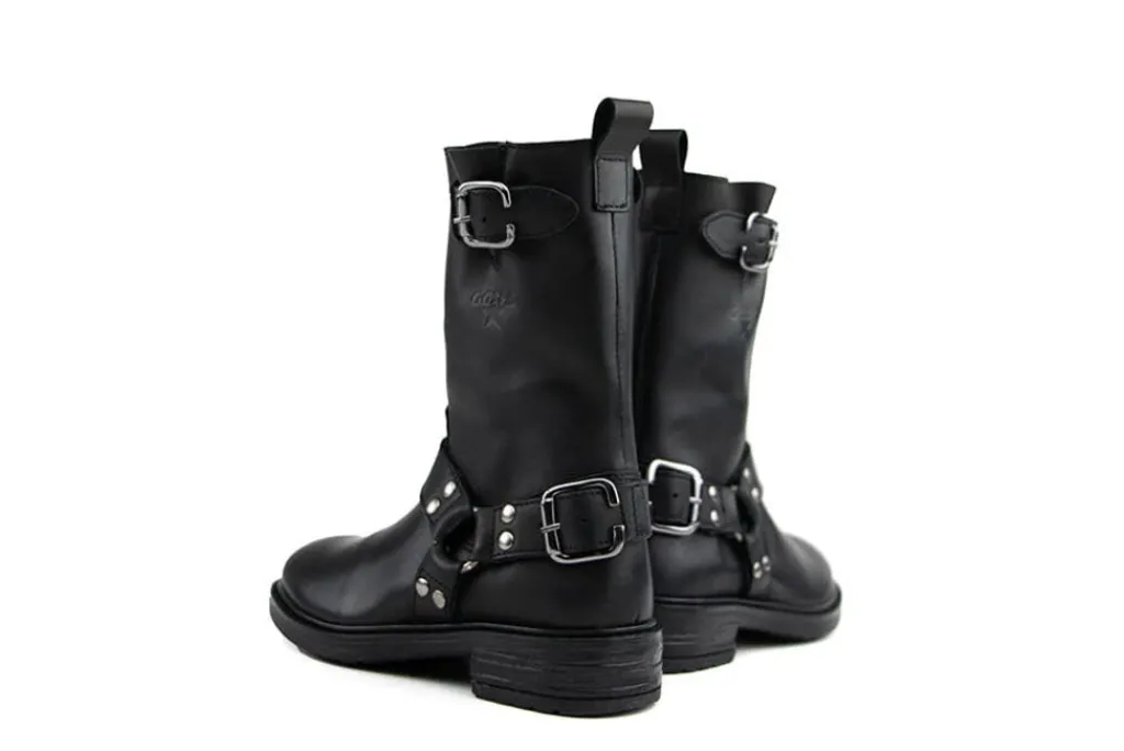 Veterboots En Bikerboots^GIGA Bikerboot Tramonto Black