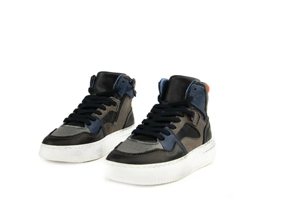Sneakers^GIGA Hoge Sneaker Tramonto Black Velvet Tornado