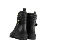 Veterboots En Bikerboots^GIGA Veterboot Anouk Nero Crust Gold