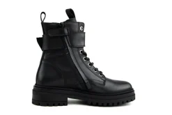 Veterboots En Bikerboots^GIGA Veterboot Gesp Tramonto Black
