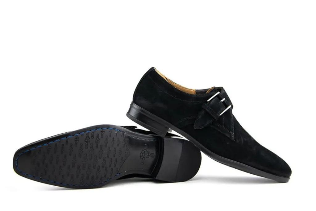Gespschoenen | Nette Schoenen^Giorgio Gesp Boy Black
