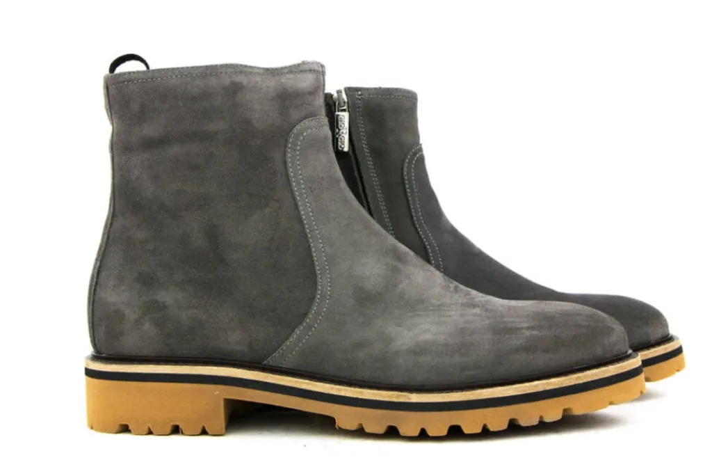 Sportief | Laarzen^Giorgio Laarzen Fox Lavagna Grijs Suede
