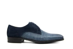 Veterschoenen | Nette Schoenen^Giorgio Veterschoen Linteis Blauw Print