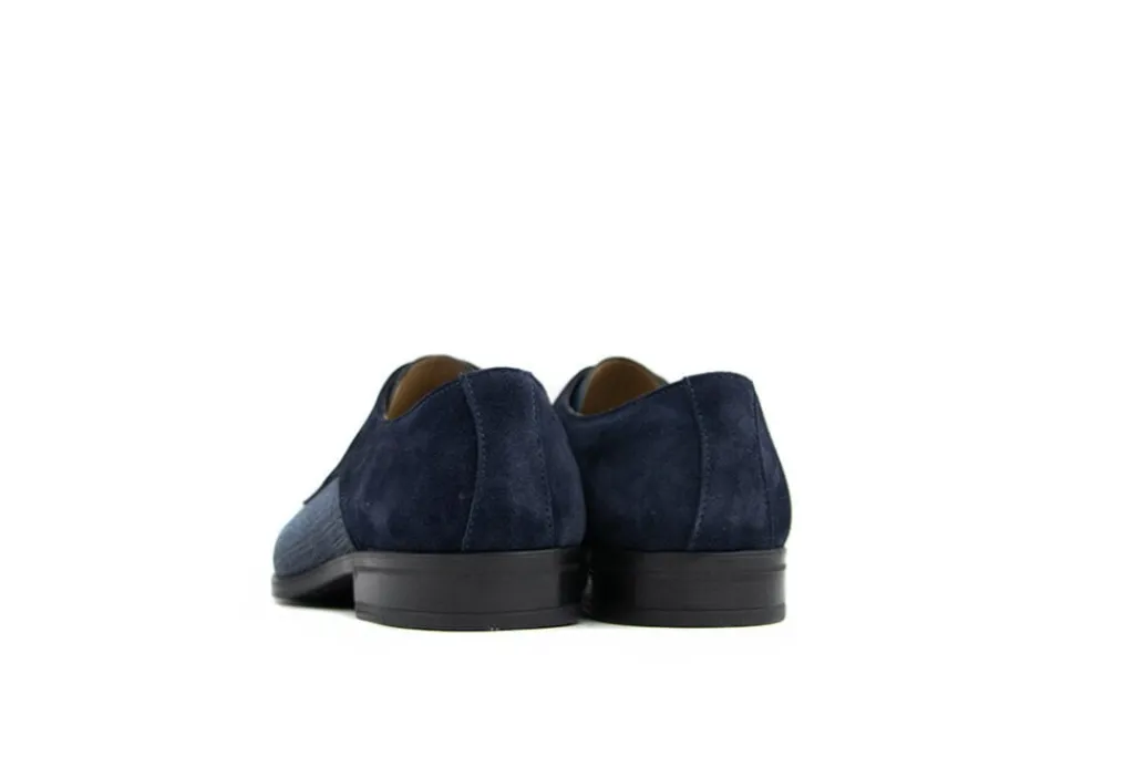 Veterschoenen | Nette Schoenen^Giorgio Veterschoen Linteis Blauw Print