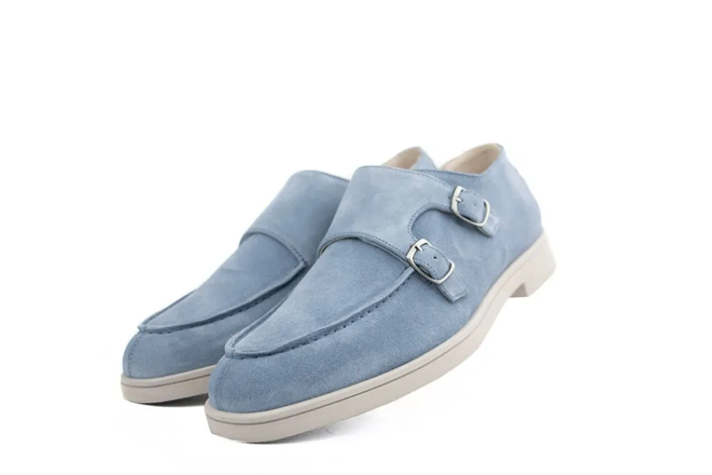Loafers / Instappers^Greve Gespschoen Tufo Detox Suede