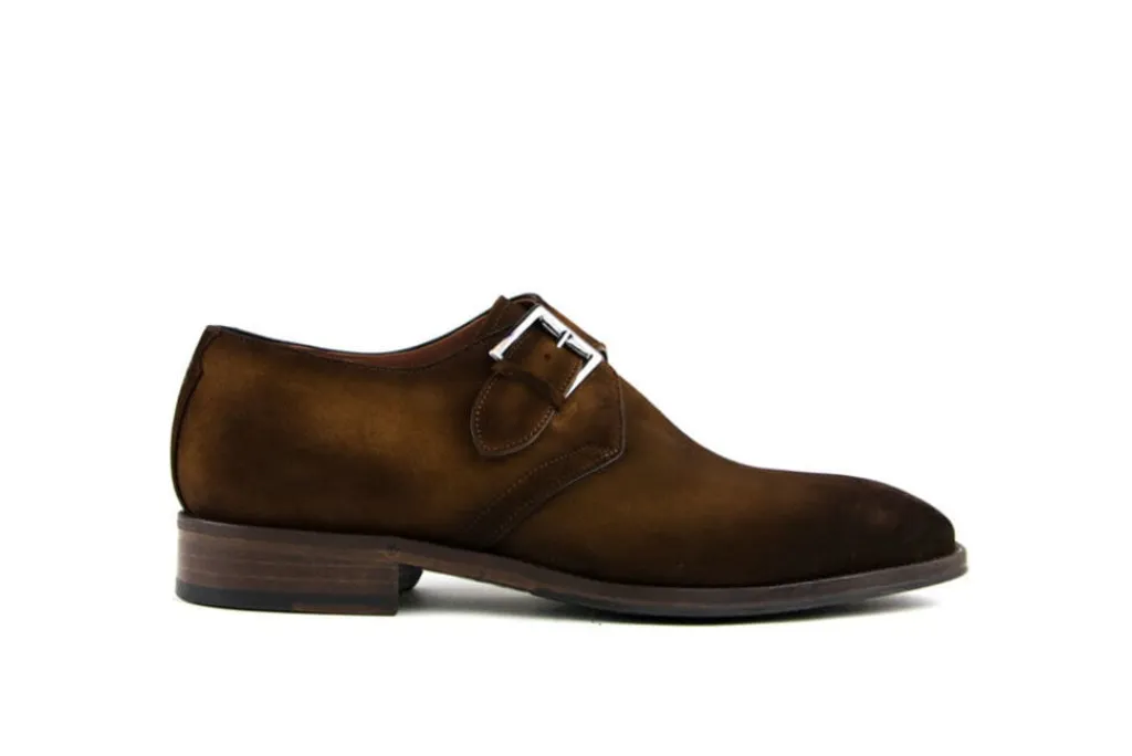Gespschoenen | Nette Schoenen^Greve Gespschoenen Cognac Utrecht Brulee Shade