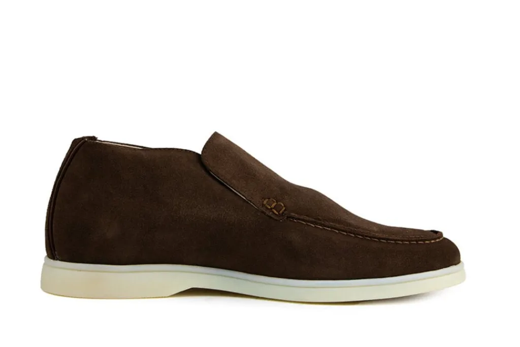 Instappers | Loafers / Instappers^Greve Loafer Elba Chocolate Merino