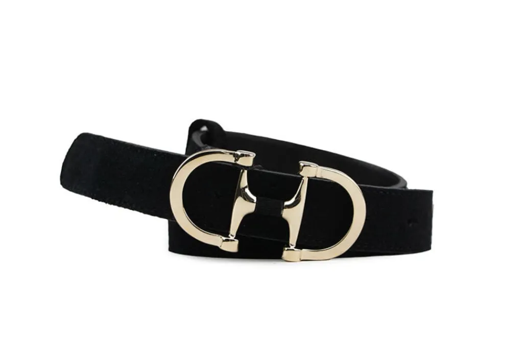 Riemen | Damesaccessoires^HAN Riem Adalinel Zwart Suede