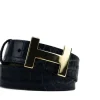 Damesaccessoires | Riemen^HAN Riem Aveline Donkerblauw Croco
