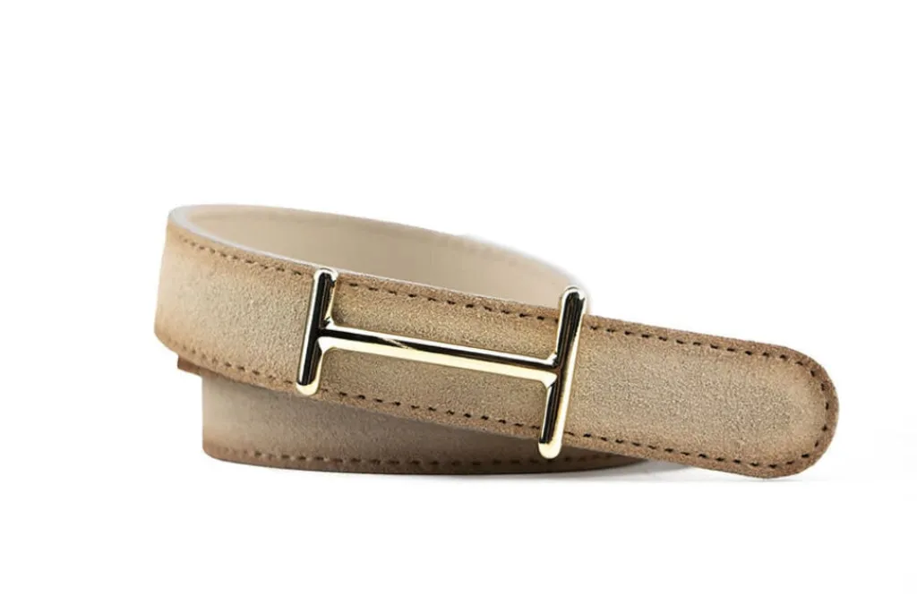 Riemen | Damesaccessoires^HAN Riem Lila Cement Suede