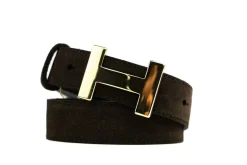 Riemen | Damesaccessoires^HAN Riem Madeleine Donkerbruin Suede