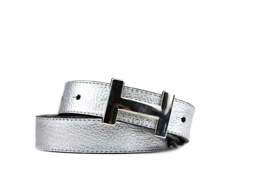 Riemen | Damesaccessoires^HAN Riem Madeleine Zilver Metallic