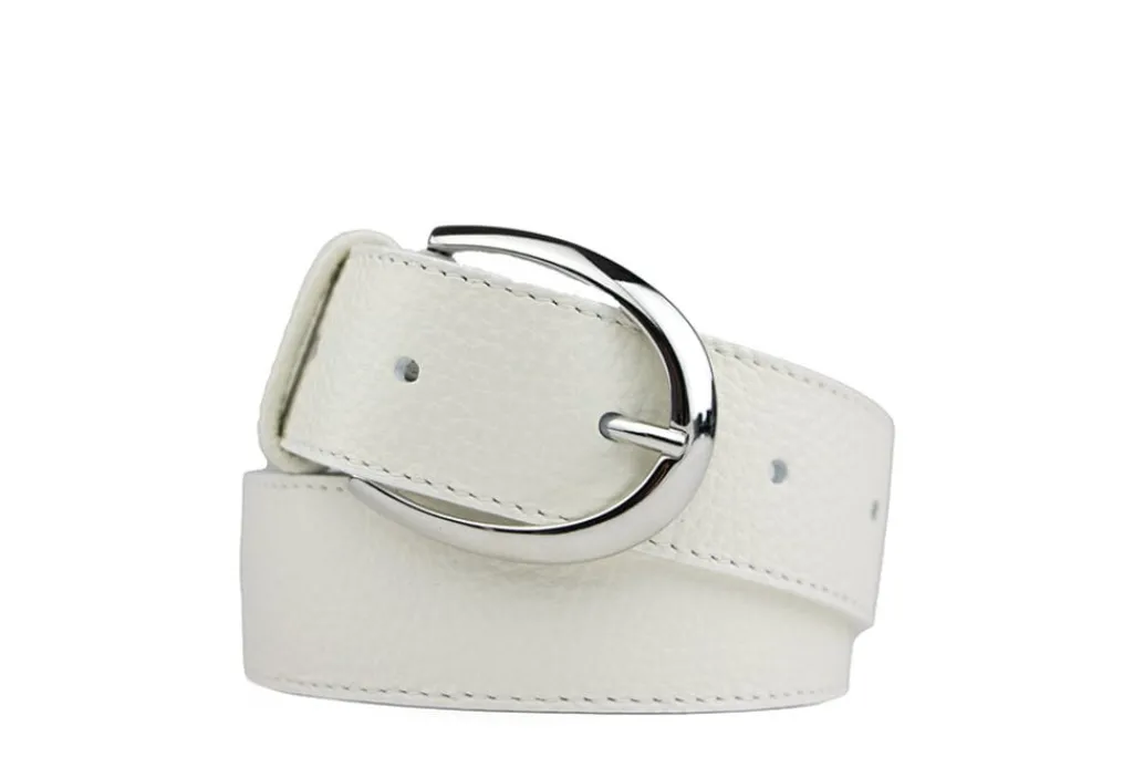 Riemen | Damesaccessoires^HAN Riem Odette Wit Zilver