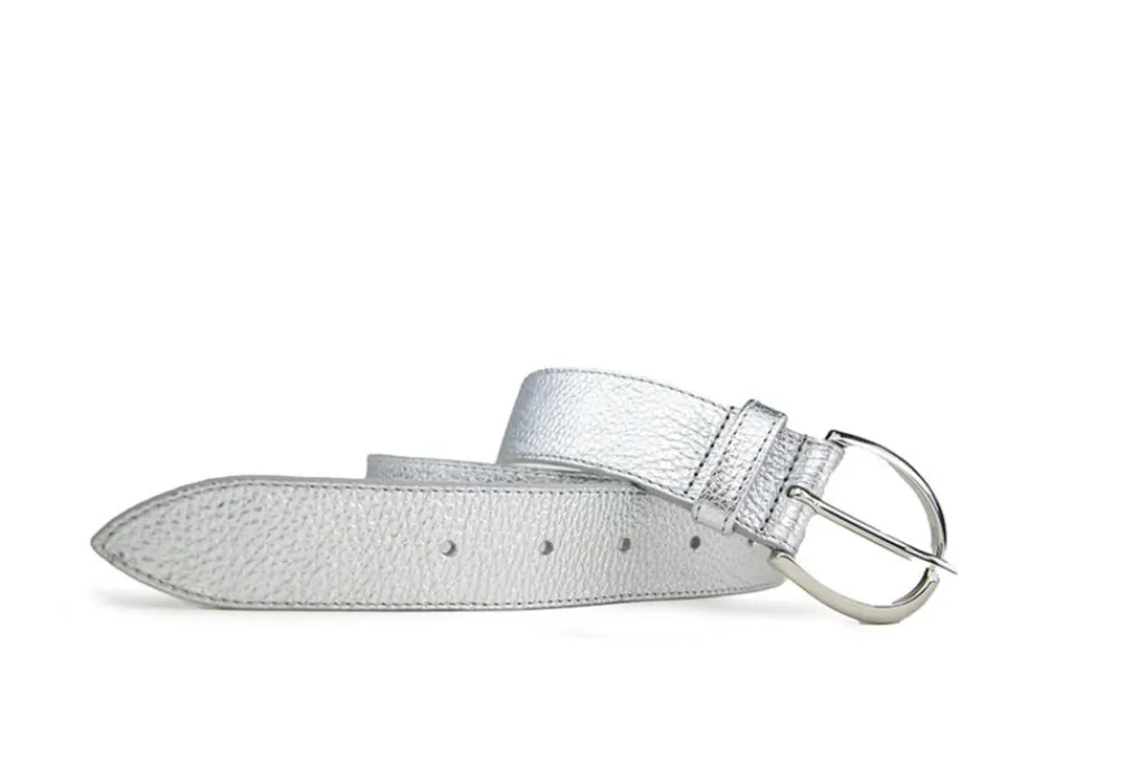 Riemen | Damesaccessoires^HAN Riem Odette Zilver Metallic